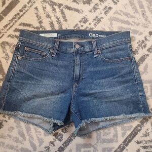 Gap 1969 Authentic Summer Short Sz 29. Denim Shorts Frayed Hem